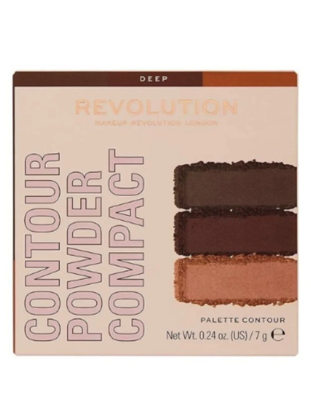 Makeup Revolution Deep Contour Powder Compact Palette 7g Sculpting Kit NEW